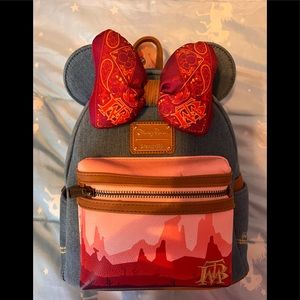 NEW with Tags * Minnie Mouse Main Attraction Big Thunder Mountain loungefly